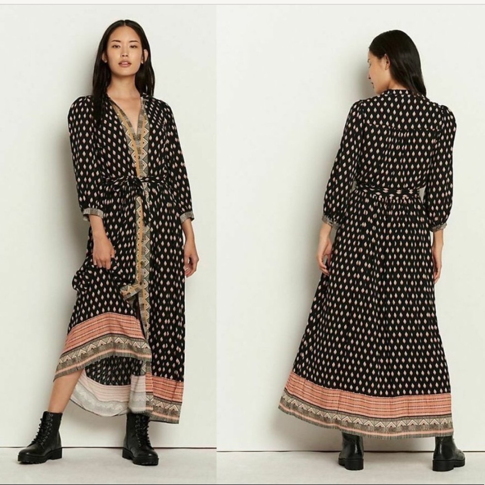 Anthropologie Maeve Bridgette Maxi Shirtdress